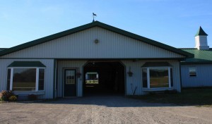 Image of one of the barns at Walden Ridge Equestrian Center